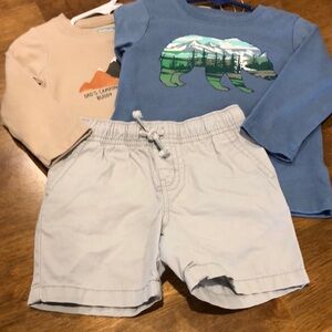 Garanimals Blue and Cream Casual Shorts